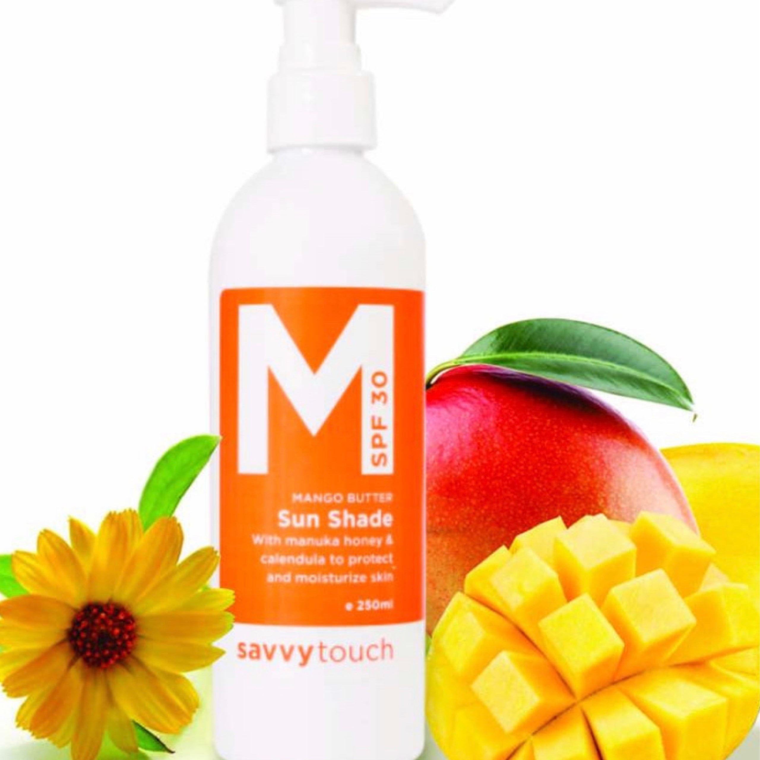 Mango Butter Sunscreen with Zinc 250ml Heal with Nature Australia